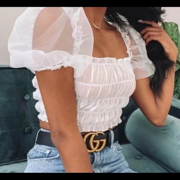 ☆ Pearl Crop Top ☆ - Picture 3 of 6